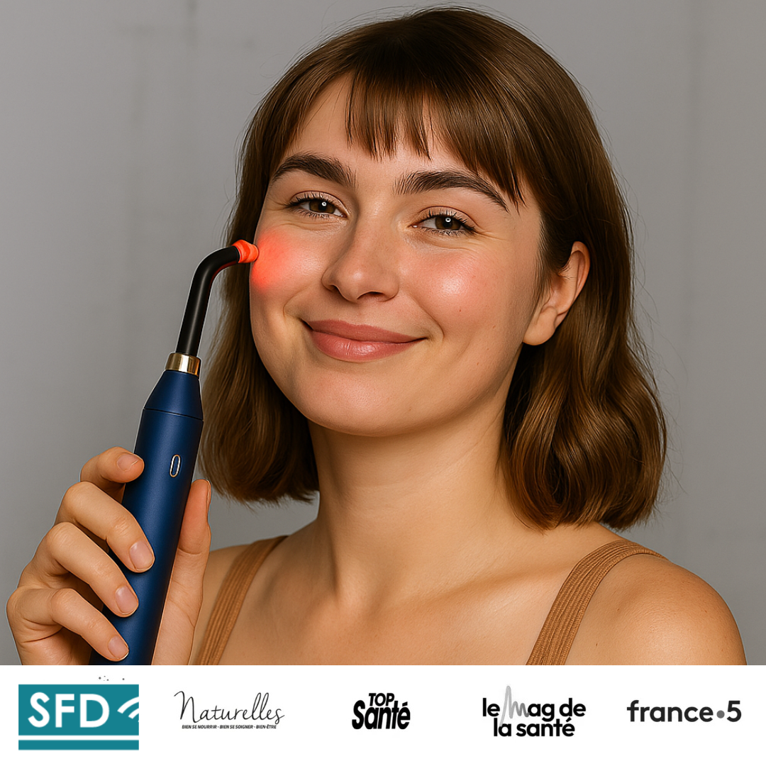 LumiSkyn™ – Appareil LED Anti-Acné Bleu & Rouge | Soin Naturel