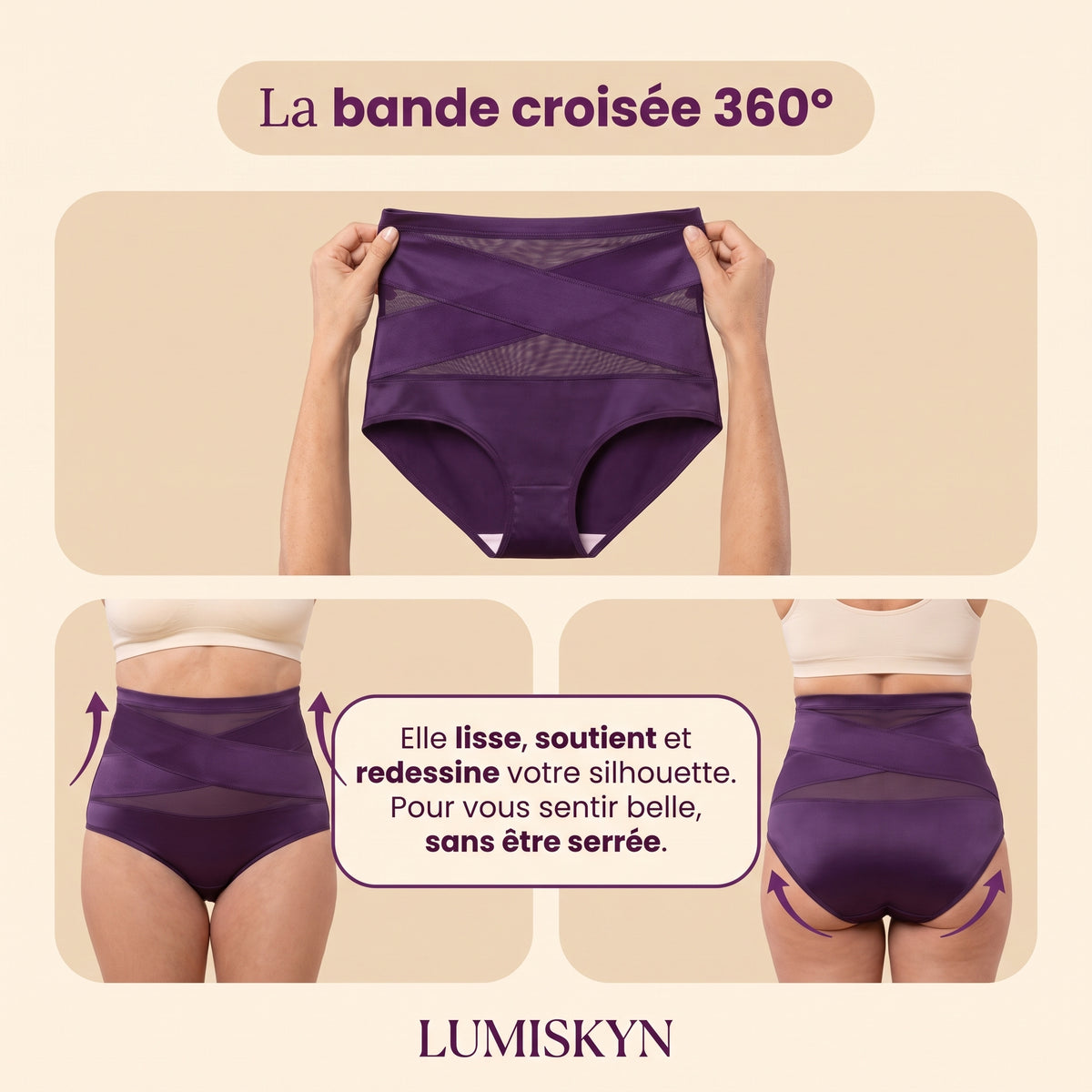 La bande croisée 360° en détail