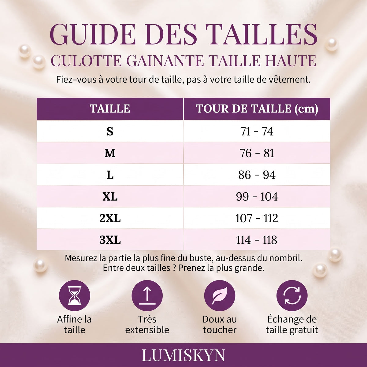 Guide des tailles