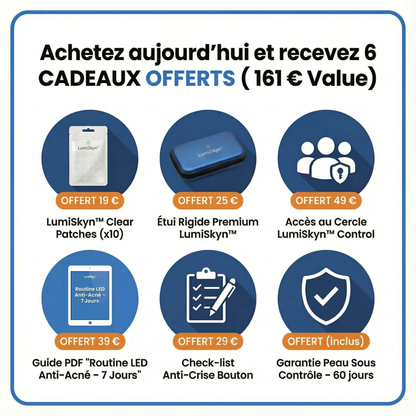 LumiSkyn™ Pro Control – Appareil LED Anti-Acné