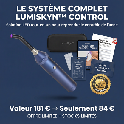 LumiSkyn™ Pro Control – Appareil LED Anti-Acné