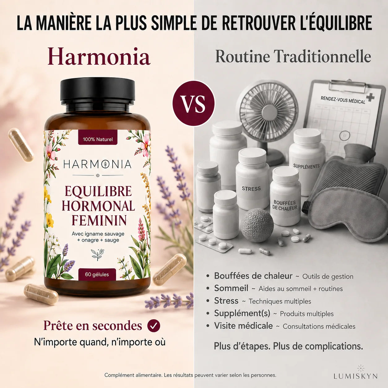 Harmonia I Complément Naturel Ménopause & Périménopause